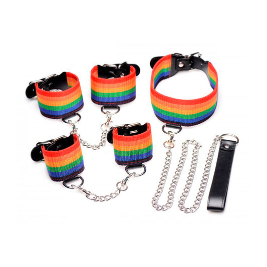 Kinky Pride Rainbow Bondage Set - Secret Spot